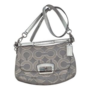 Coach Silver Gray C LOGO Women's Bag